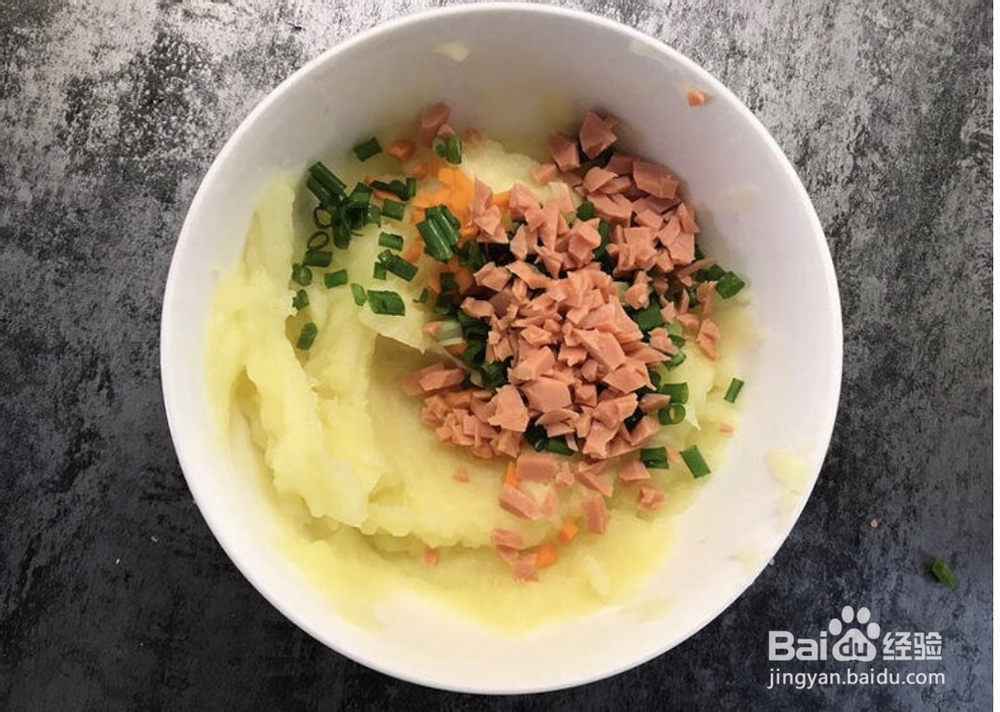 超级香的土豆火腿早餐饼