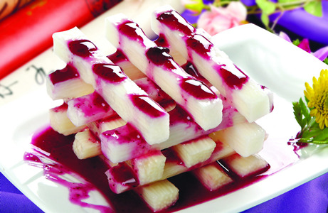 蓝莓山药吉祥菜名