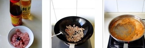 肉丝凉拌海带面的做法