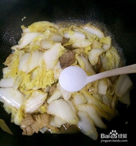 大白菜炒五花肉