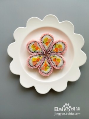 教大家做好看创意的樱花寿司的做法