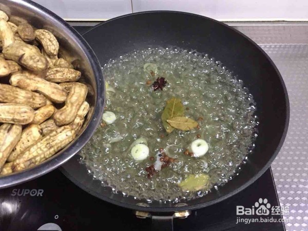 煮带皮花生放什么调料好吃