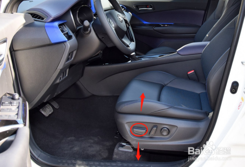 如何调节丰田c-hr车辆座椅的姿势