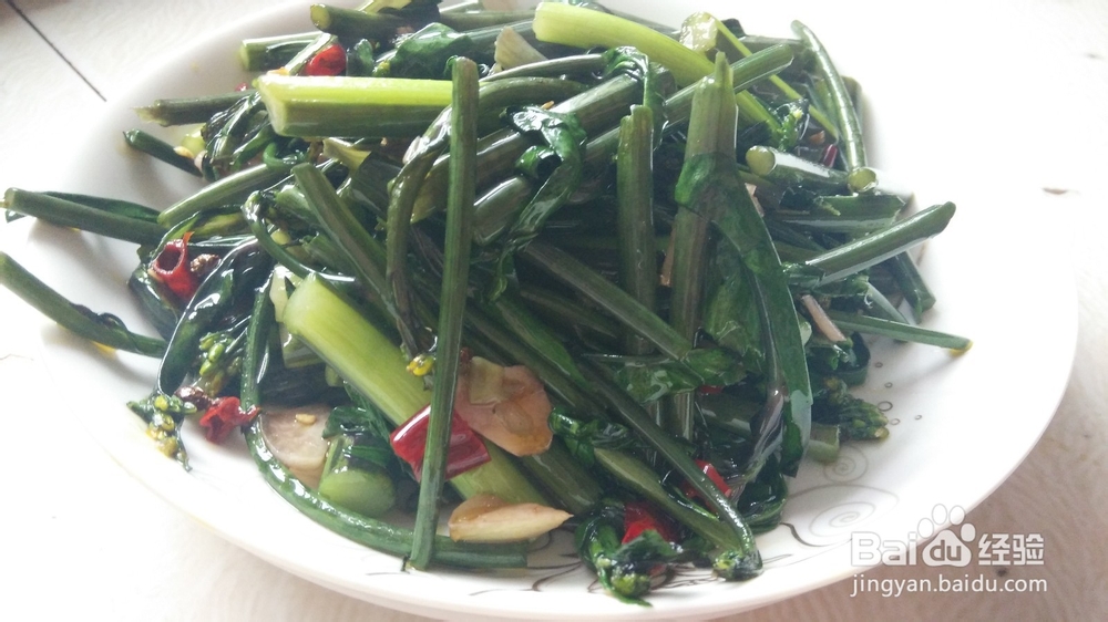 家常菜·炝炒红油菜