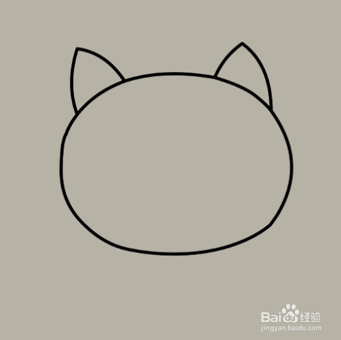 如何画小猫的简笔画