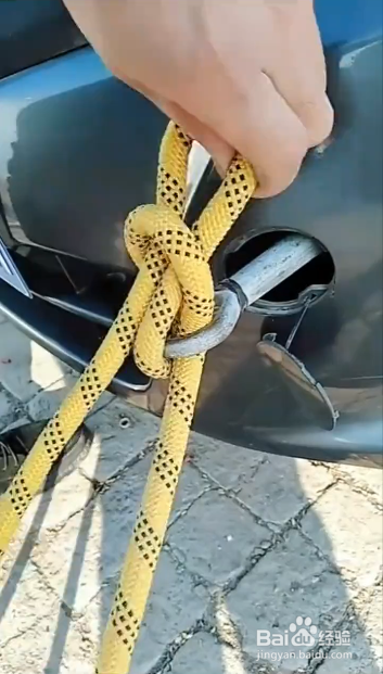 拖车作业紧急救援绳结如何绑