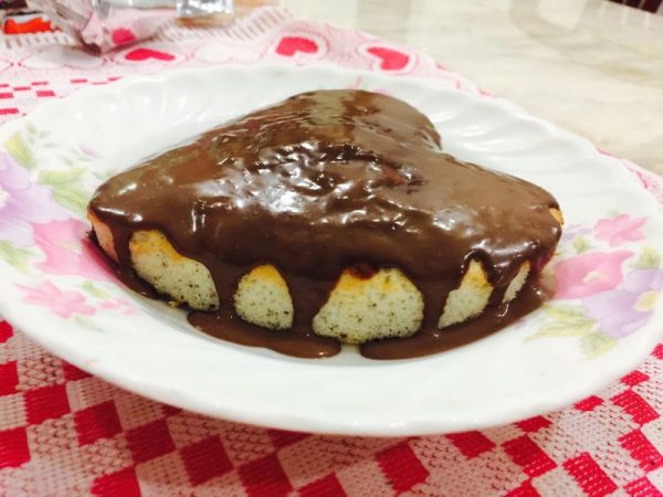 淋面黑白天使蛋糕