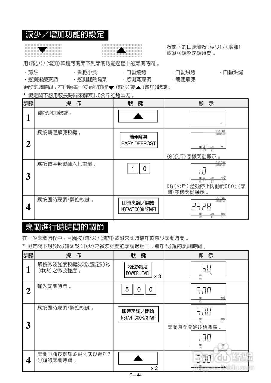声宝R-882F型微波炉说明书:[3]