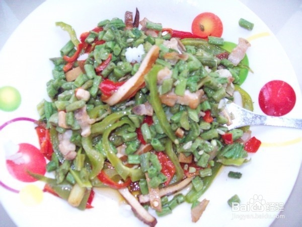 双椒豆干炒饭