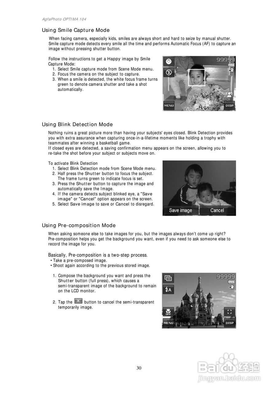 爱克发AgfaPhoto OPTIMA 104数码相机使用说明书:[4]