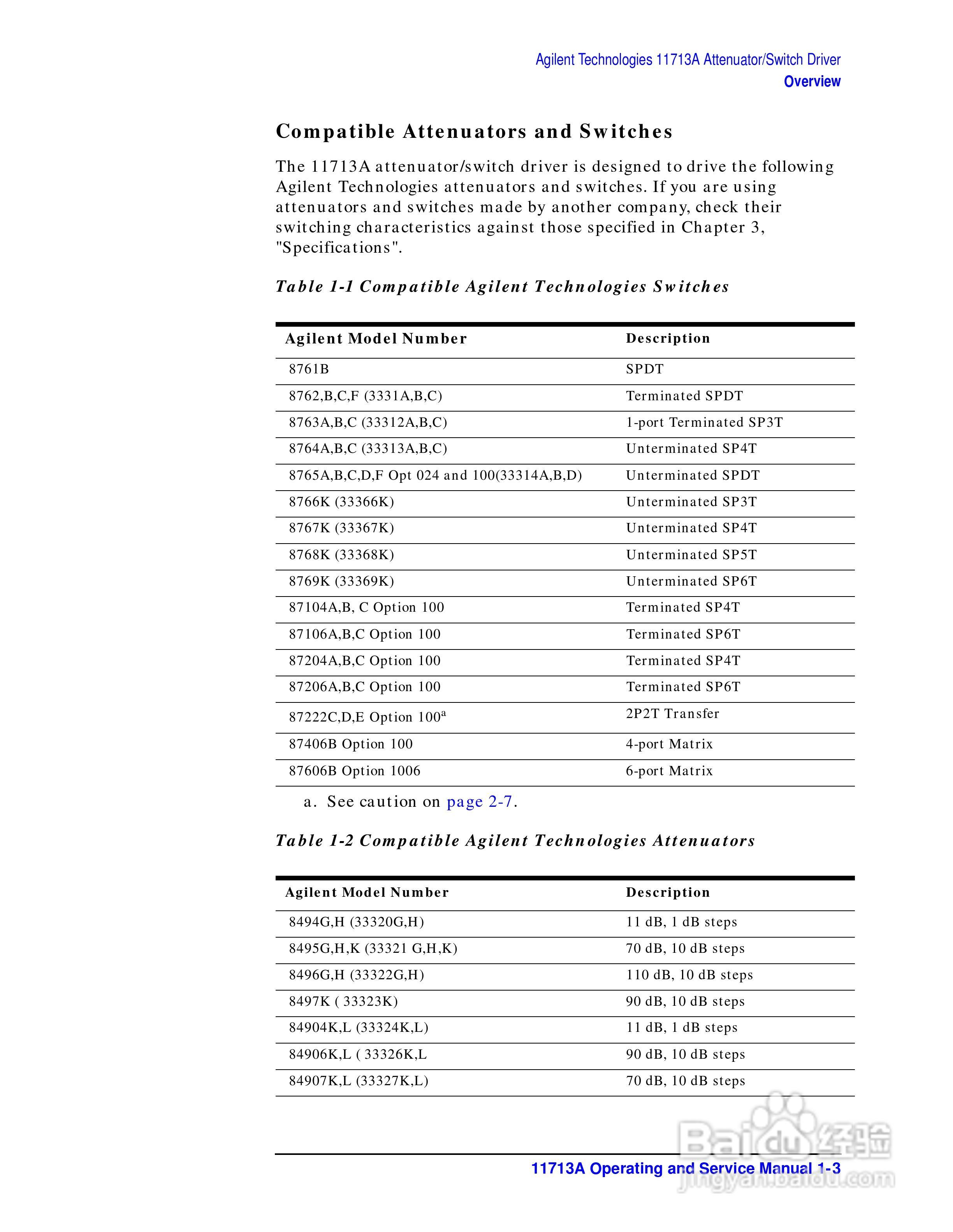 Agilent/HP 11713A衰减器说明书:[2]