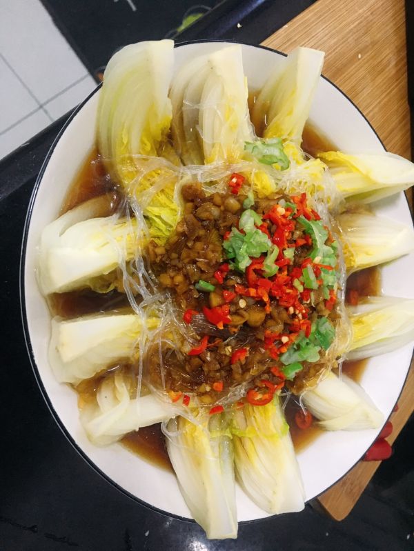 蒜蓉粉丝娃娃菜