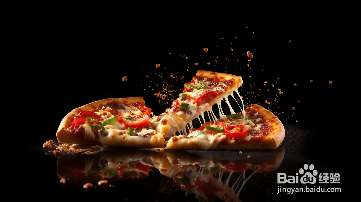 小茴香面皮青椒鸡肉披萨