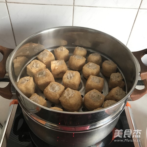 油豆腐酿的做法