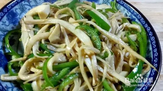 蚝油青椒炒杏鲍菇