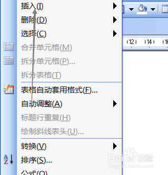 Word 2003中怎样建一个记忆尺寸的表格？