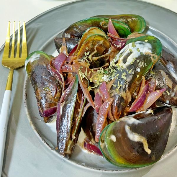 红酒奶油青口贝