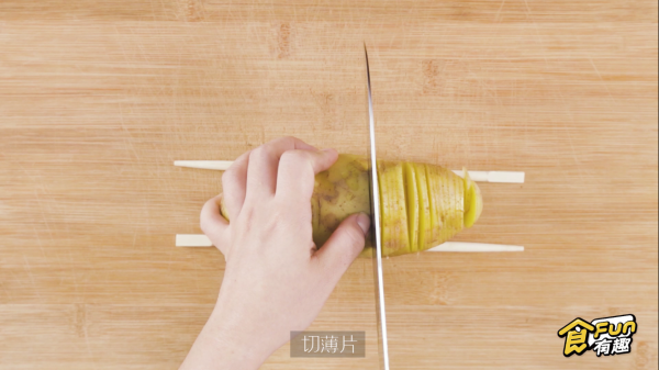芝士烤风琴土豆