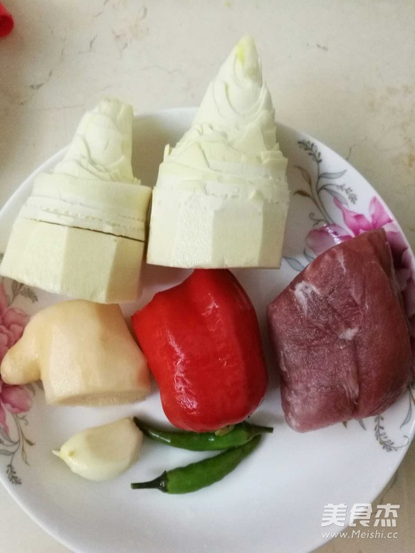 酸辣冬笋炒肉丝