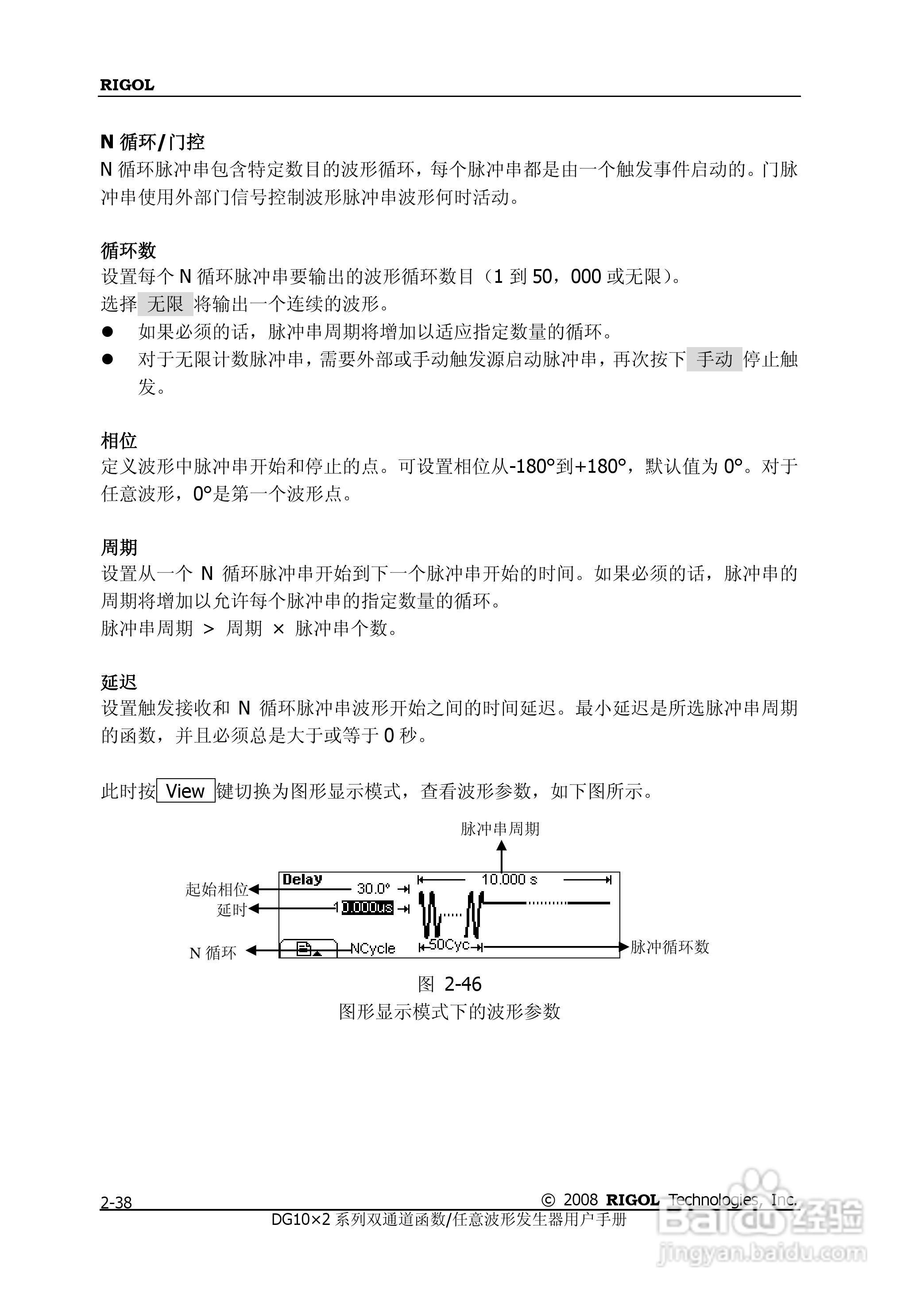 DG1012函数/任意波形发生器使用说明书:[7]