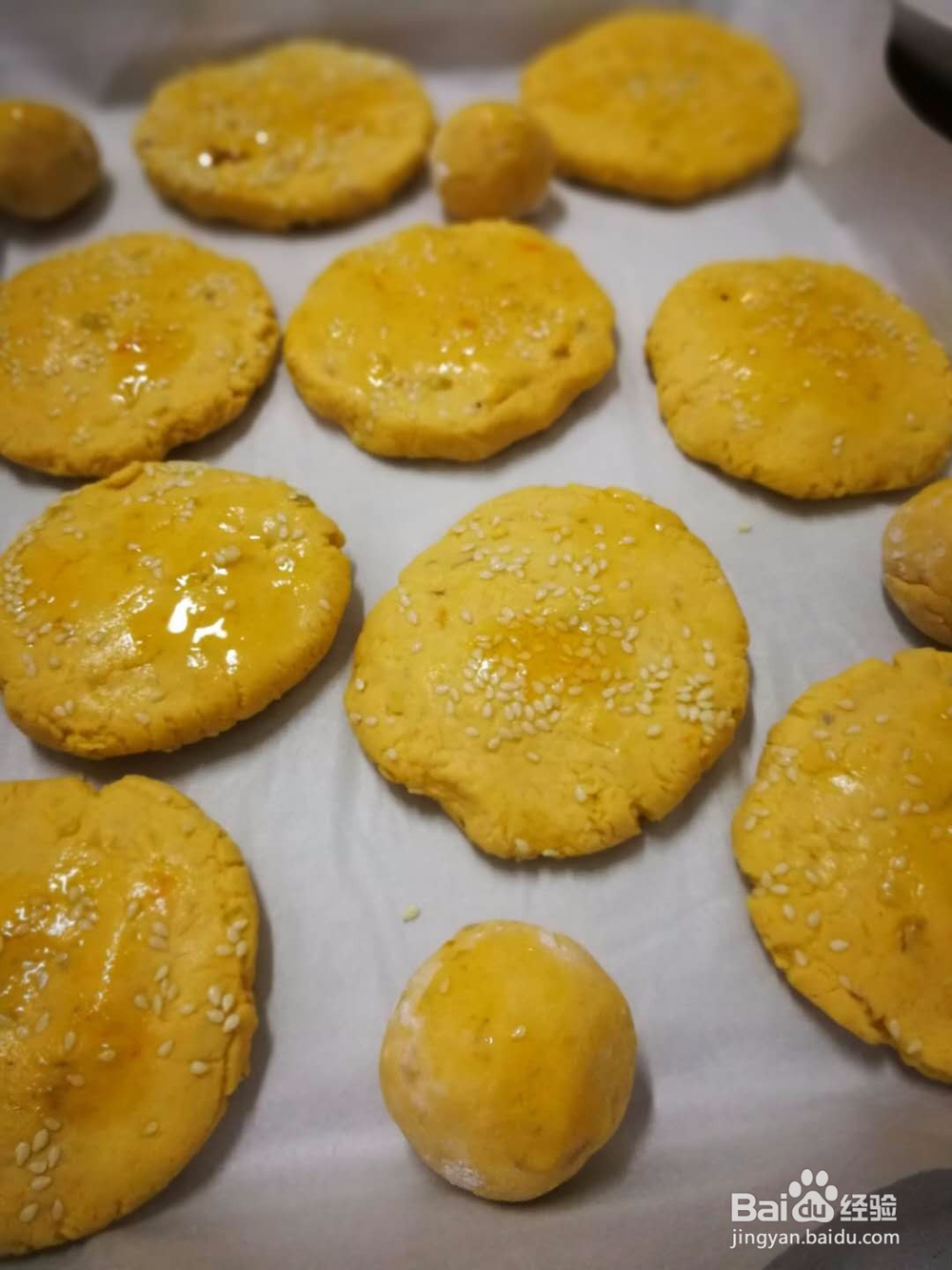 烤箱版无油红薯饼