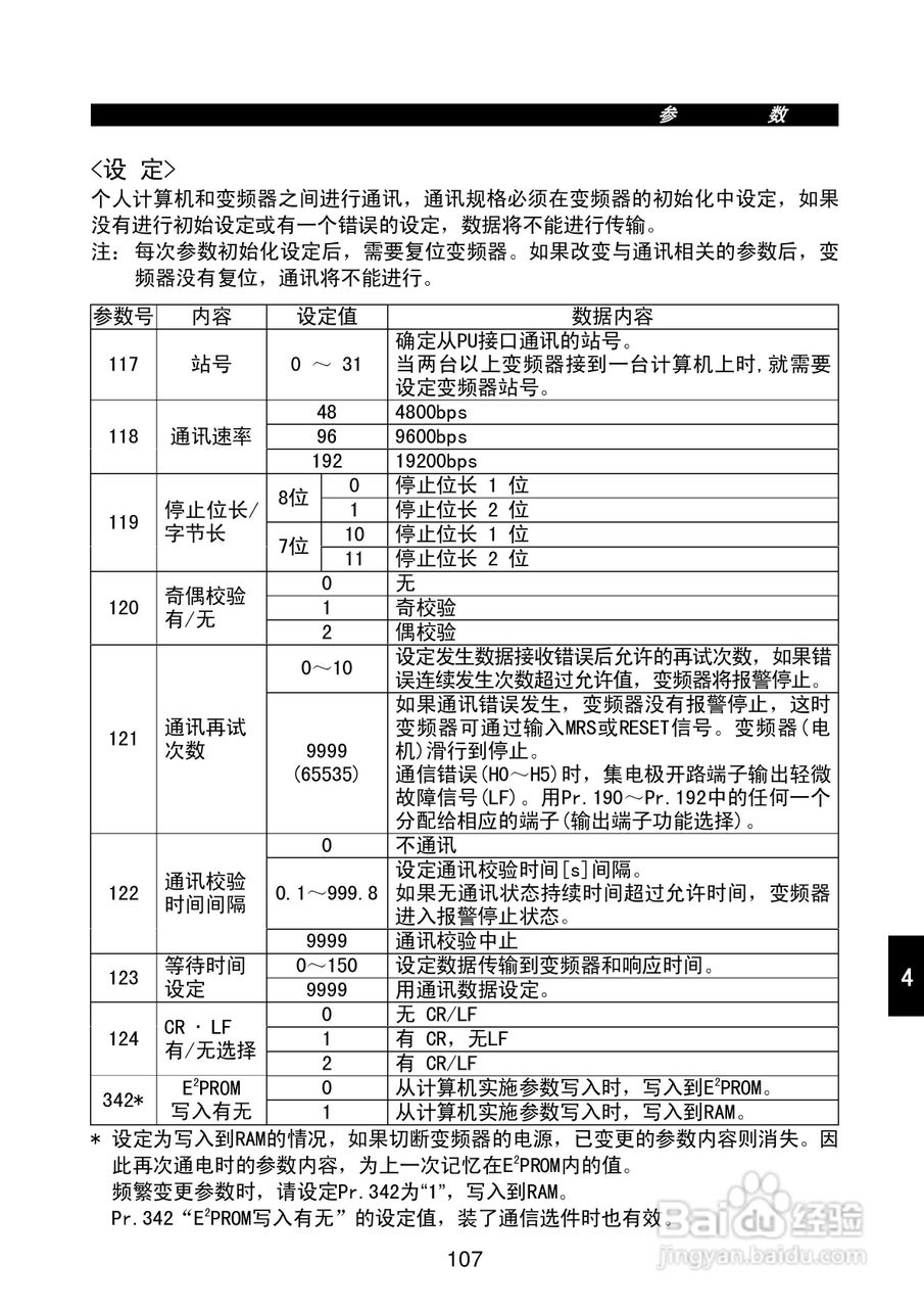 FR-E500系列变频调速器使用手册:[12]