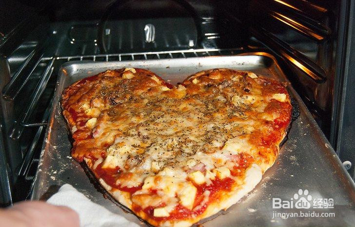 如何做心形比萨