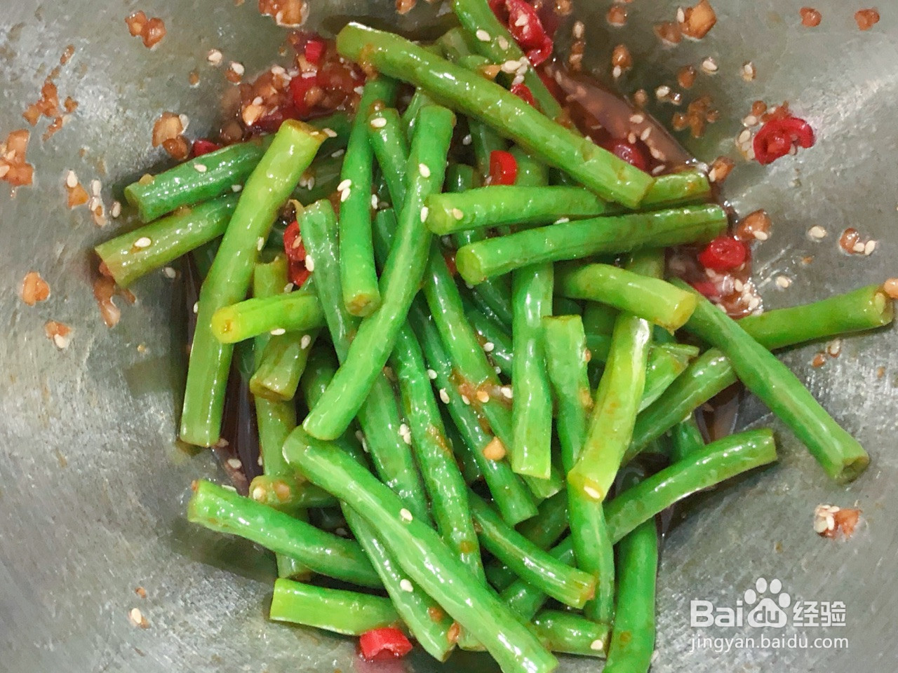 凉拌豇豆的做法