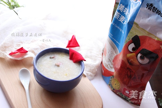 菠萝燕麦粥的做法