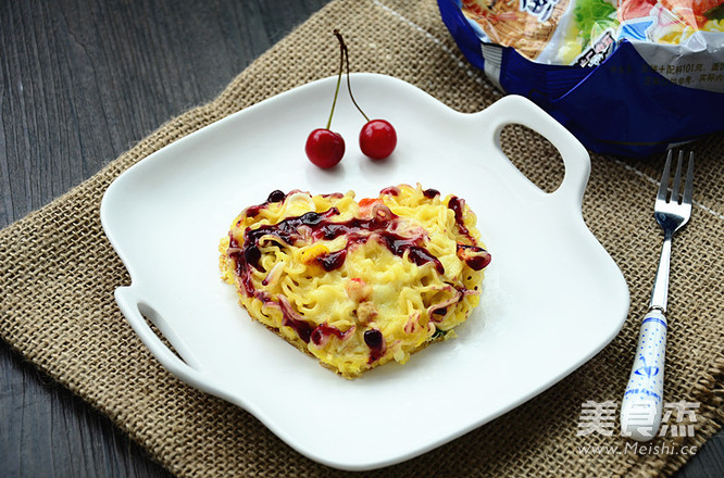 芝士蛋面饼的做法