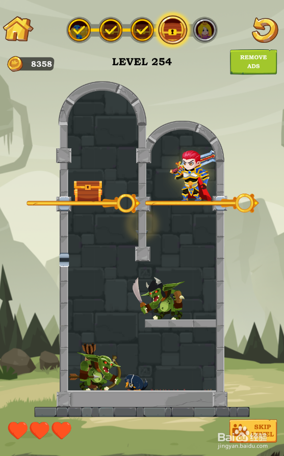 Super Hero Rescue的Level 254怎样过关