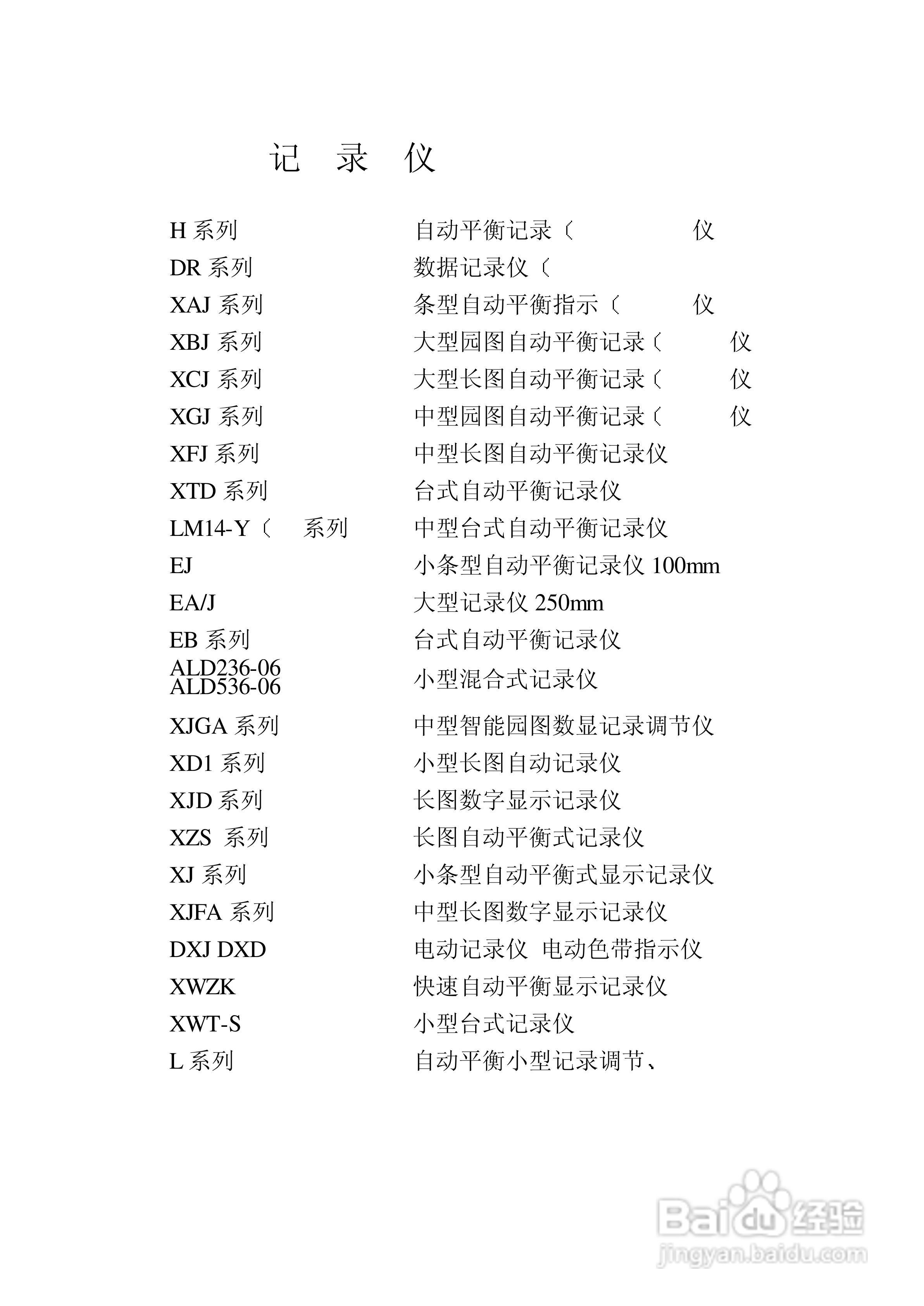 L系列自动平衡小型记录调节、报警仪说明书:[1]