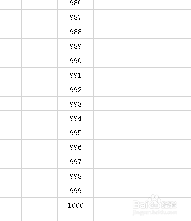 Excel中如何快速输入1-10000的序列号？