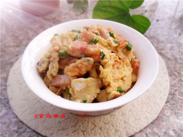 番茄午餐肉炒蛋