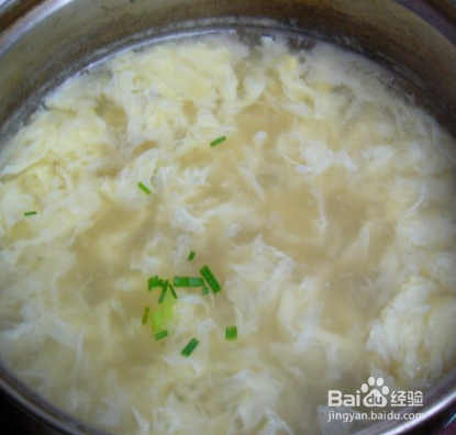 香菜鸡蛋汤的做法