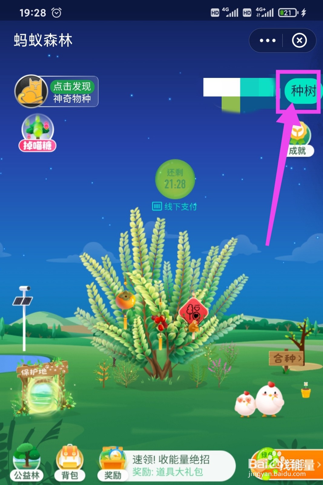 蚂蚁森林怎么获得鞍子河保护地