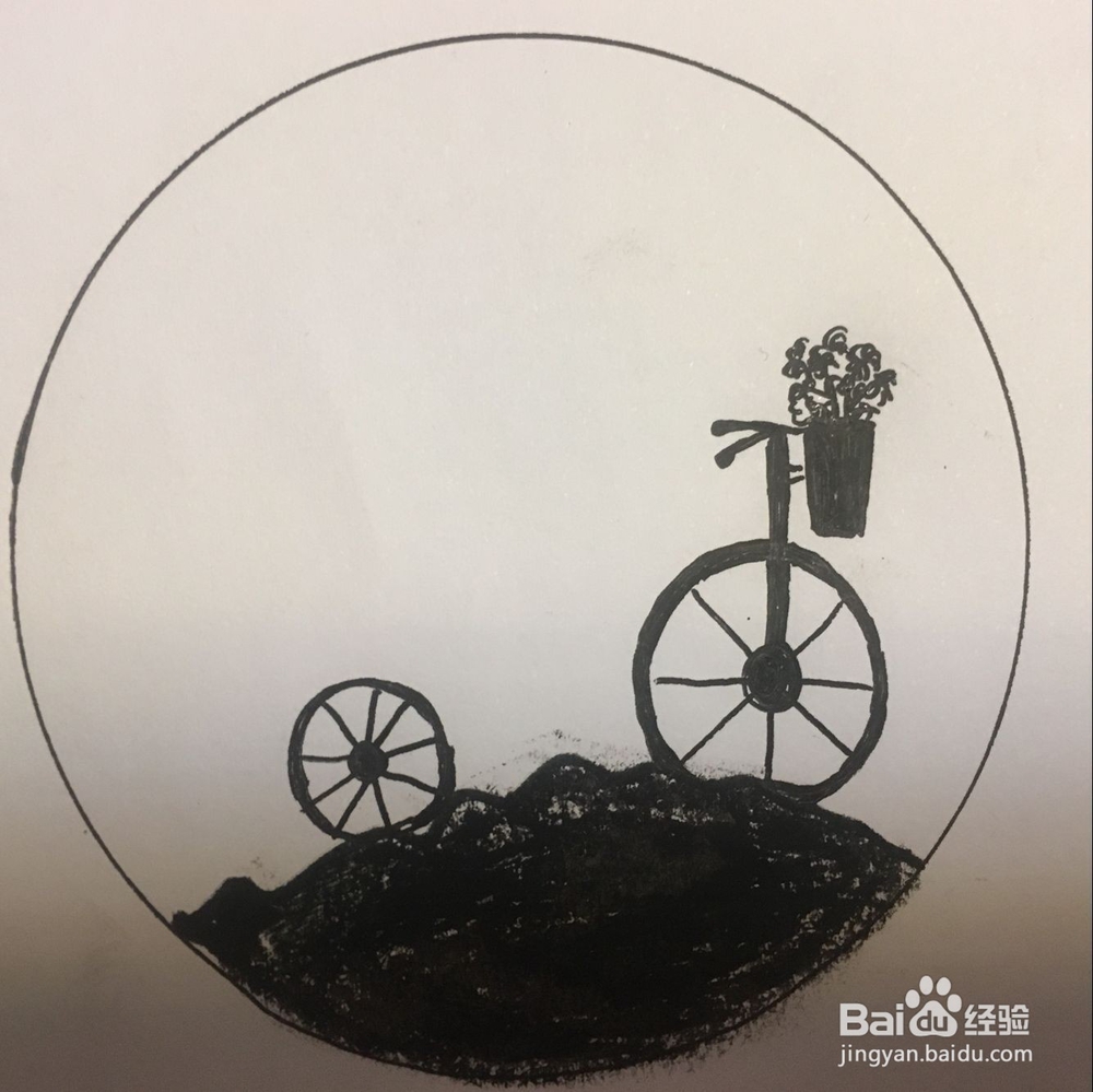 儿童蜡笔画——自制