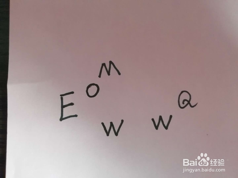 用英文字母画小猪的方法