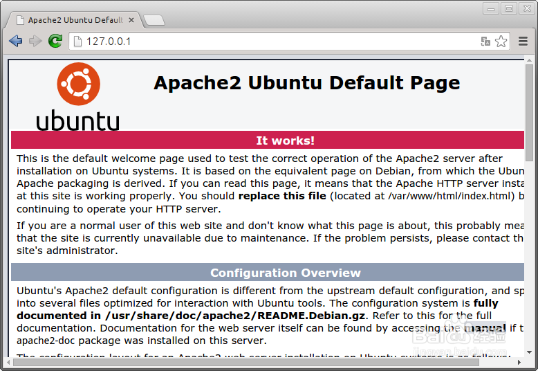 ubuntu14.04搭建web服务器lamp