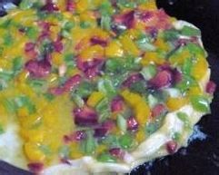 【中式面点】营养早餐---白饼剁椒鸡蛋夹