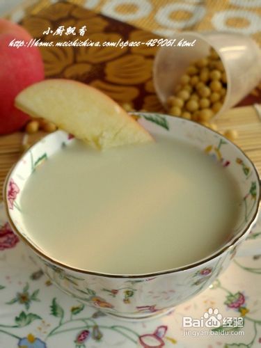 减脂醒脑、美味健康----苹果豆浆