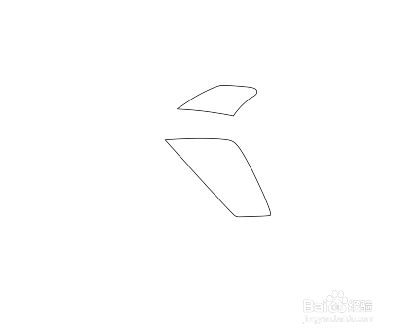 简笔画--在天空航行的飞机