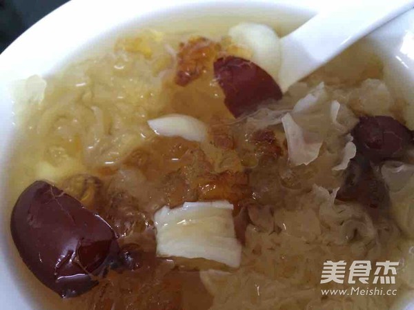 夏日桃胶雪耳糖水 百度经验