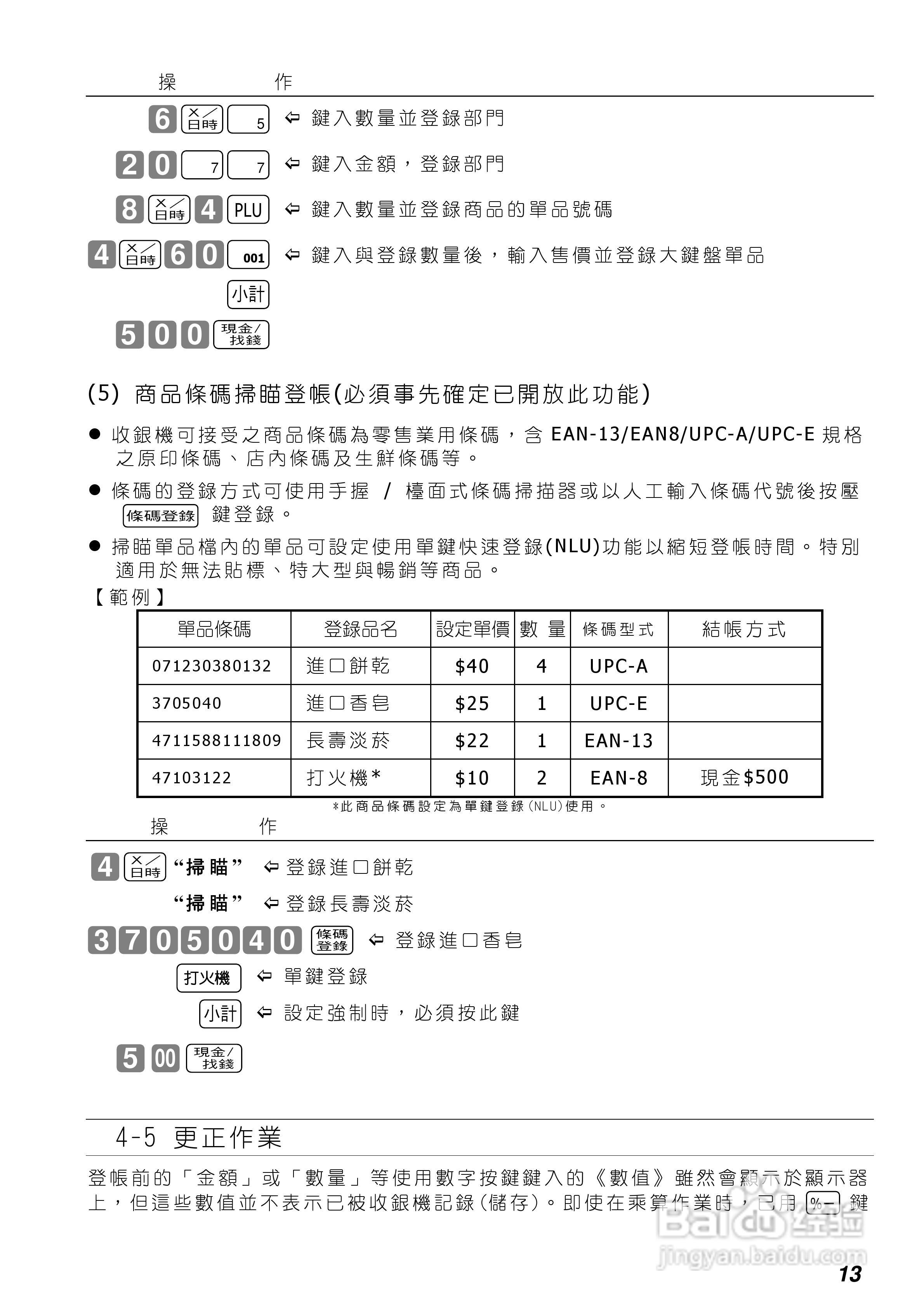 卡西欧SE-S300/C300电子收银机操作手册:[2]