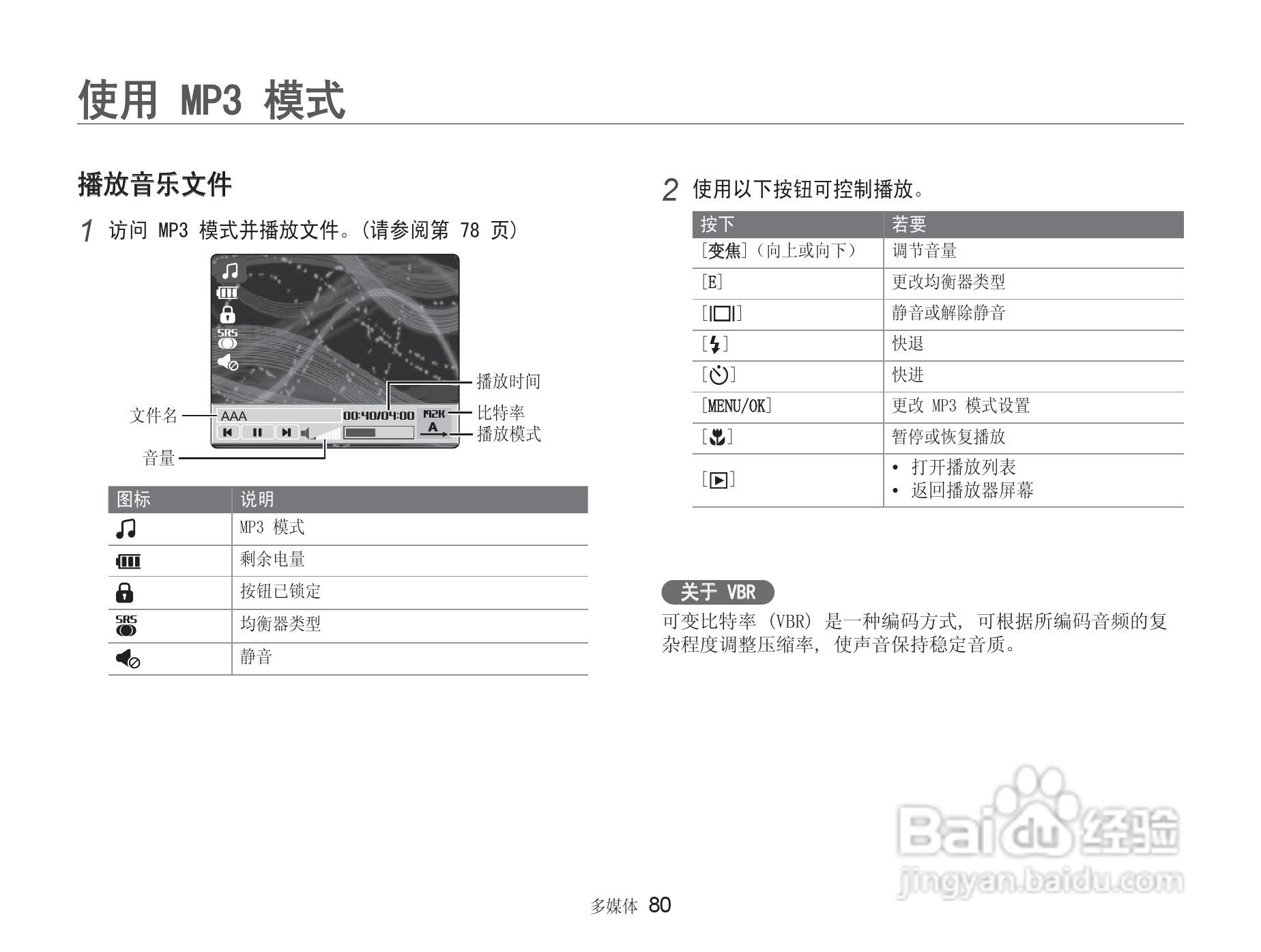 三星NV9数码相机使用说明书:[8]