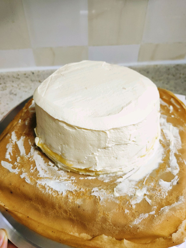 圣诞麋鹿榴莲千层蛋糕