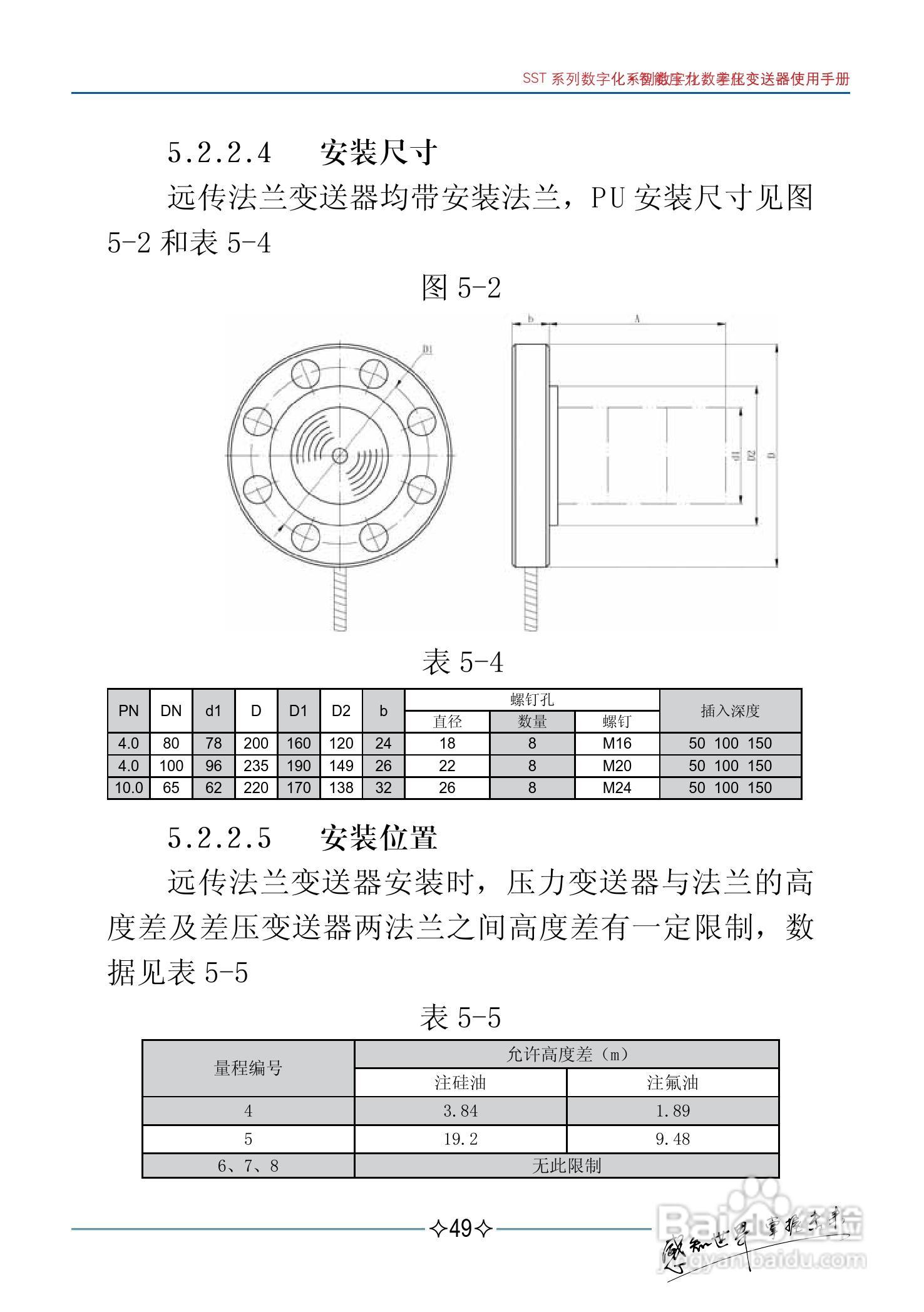 伟岸SST数字化智能压力差压变送器说明书:[5]
