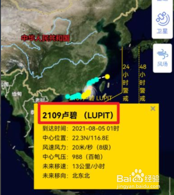 卢碧台风实时路径如何查询
