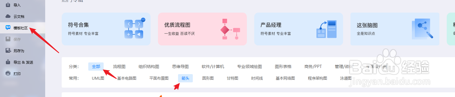 亿图图示软件如何绘制“管理步骤阶段图”