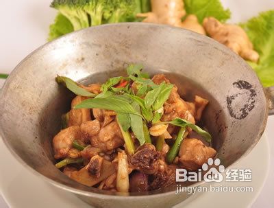 鸡腿版三杯鸡的做法